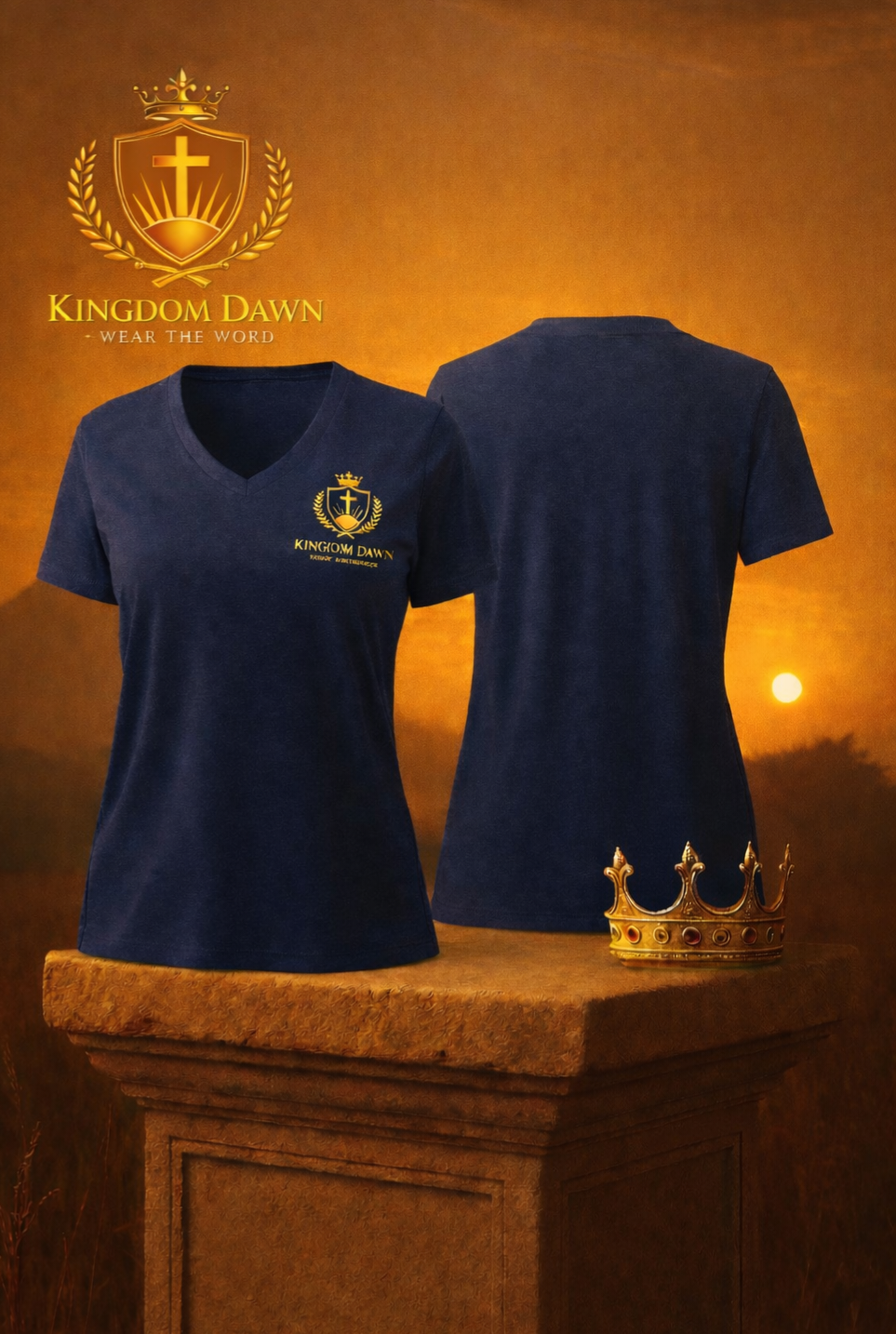 Women’s relaxed  V-neck t-shirt
