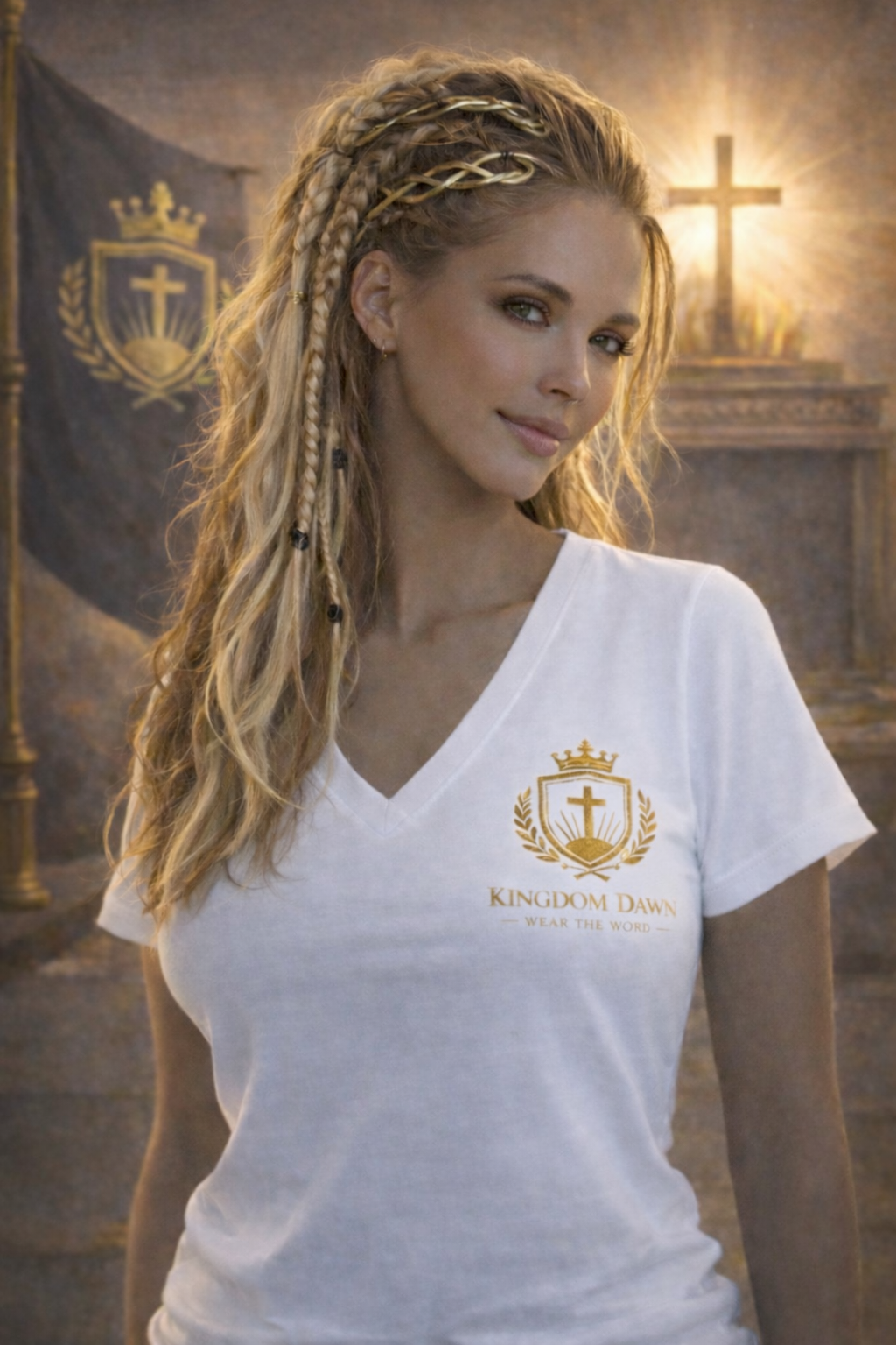 Women’s relaxed  V-neck t-shirt